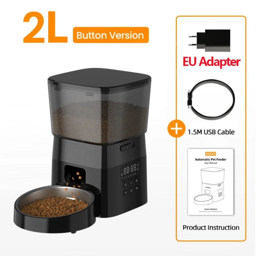 Smart Auto Pet Feeder – Hassle-Free Mealtime, Perfect Portions Every Time